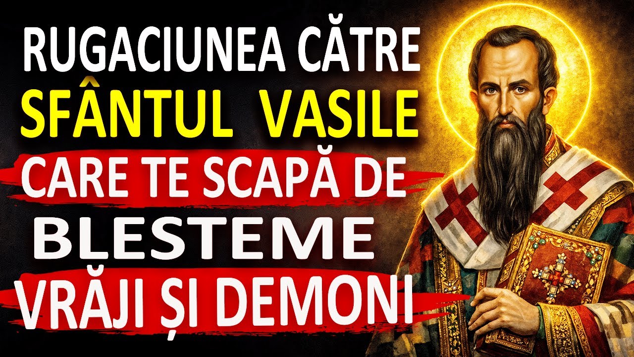 Rugăciunea Care Alungă Farmecele, Blestemele și Demonii | Puterea SFÂNTULUI VASILE