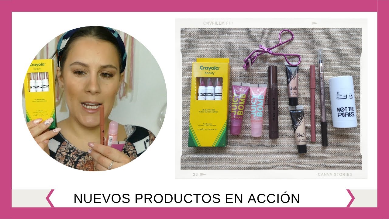 Probando nuevos productos Maquillaje en acción
