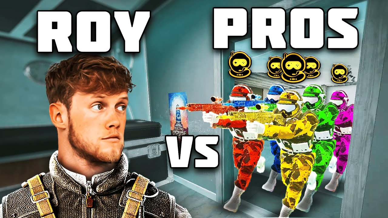 FIVE TROLLS vs FIVE PRO PLAYERS in SIEGE