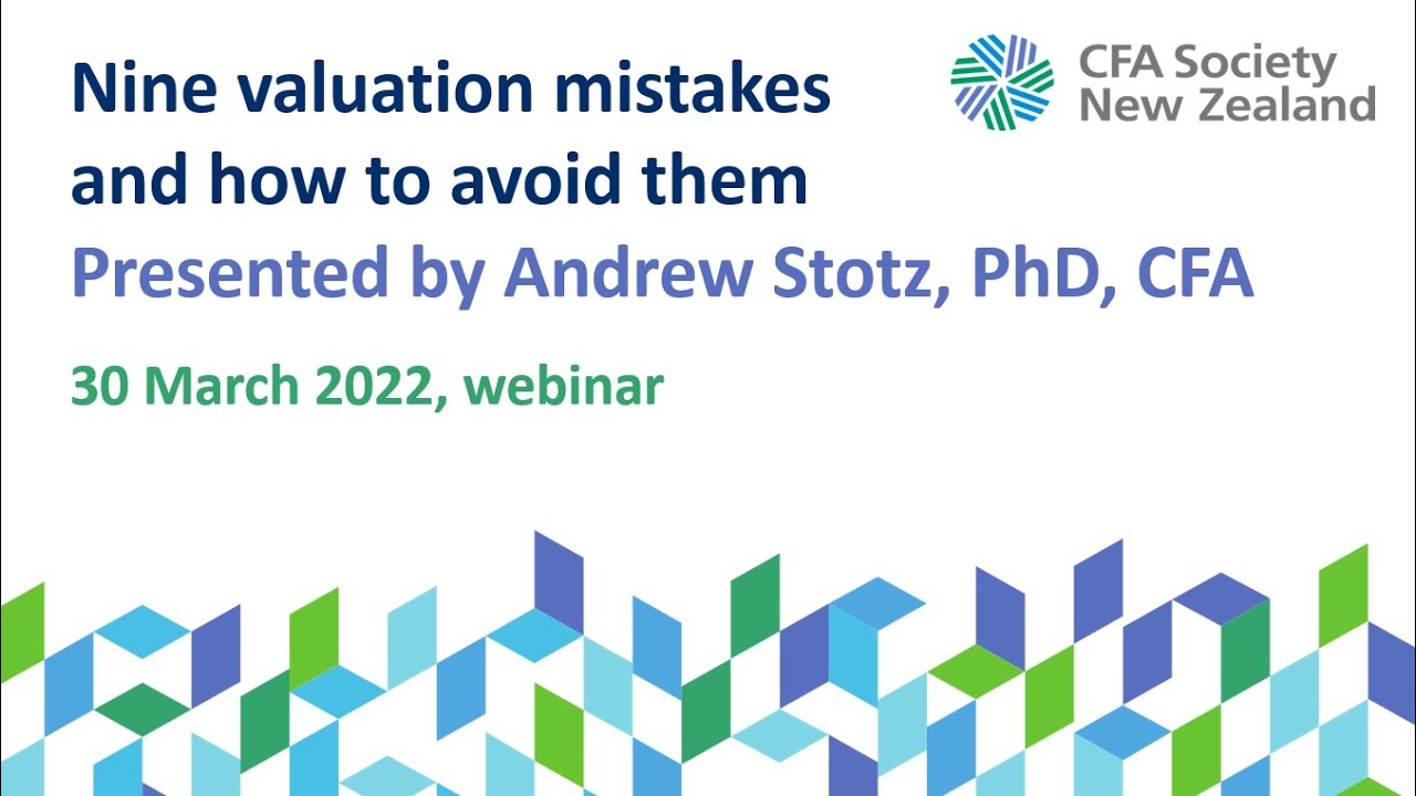 Nine valuation mistakes and how to avoid them
