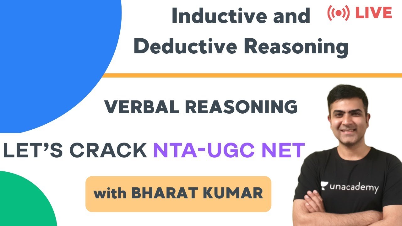 Inductive and Deductive Reasoning | Verbal Reasoning | for NTA UGC NET Paper 1 | Kumar Bharat
