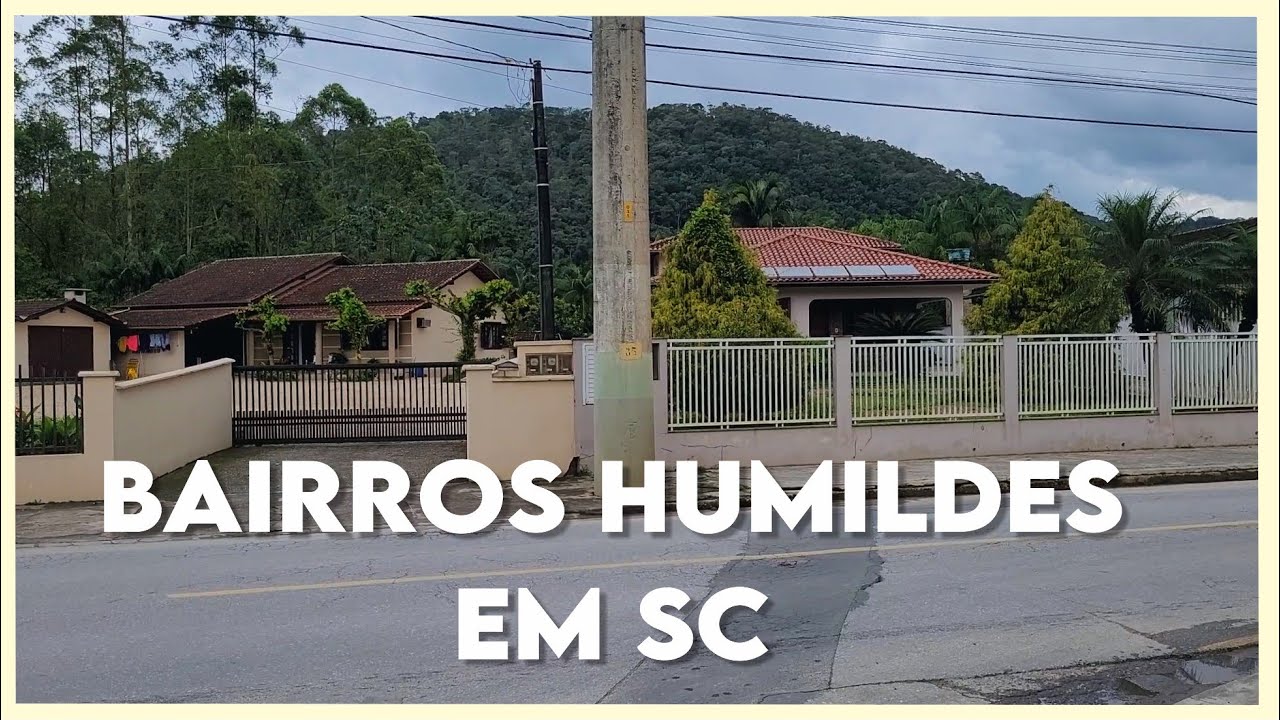 Bairros de Pessoas Simples no Interior de SC