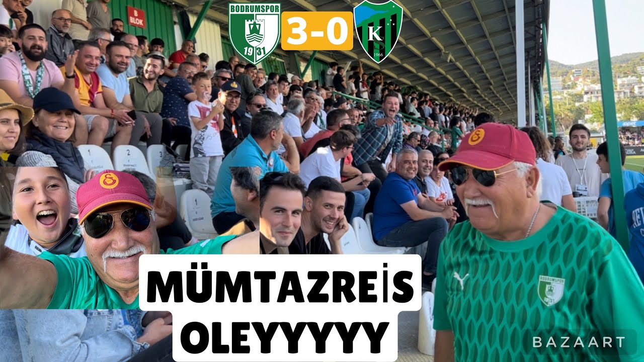 BODRUM SÜPERLİGE  YÜKSELME YOLUNDA  STAD MÜMTAZREİSE  SEVGİ GÖSTERDİ BODRUMSPOR 3-0 KOCAELİSPOR