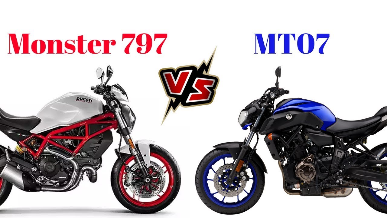 Ducati Monster 797 vs Yamaha MT07