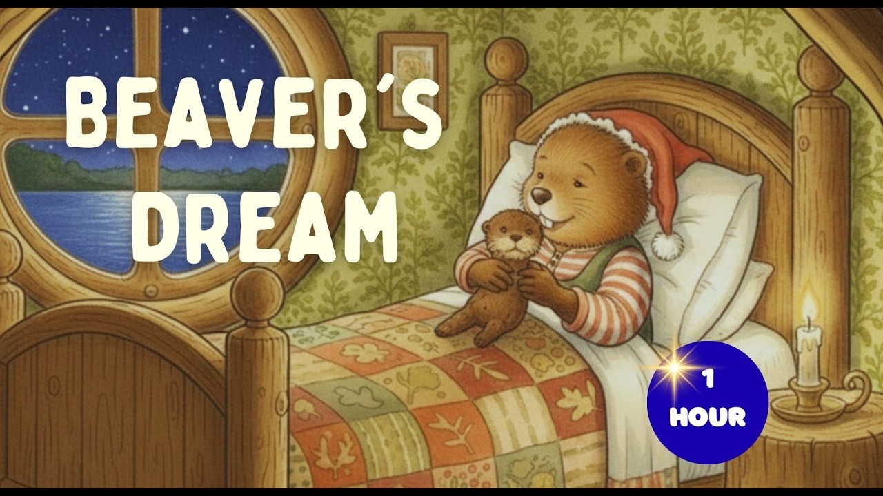 Getting Ready for Bed with Little Beaver 🌙✨ Cozy Bedtime Story & Sleep Music