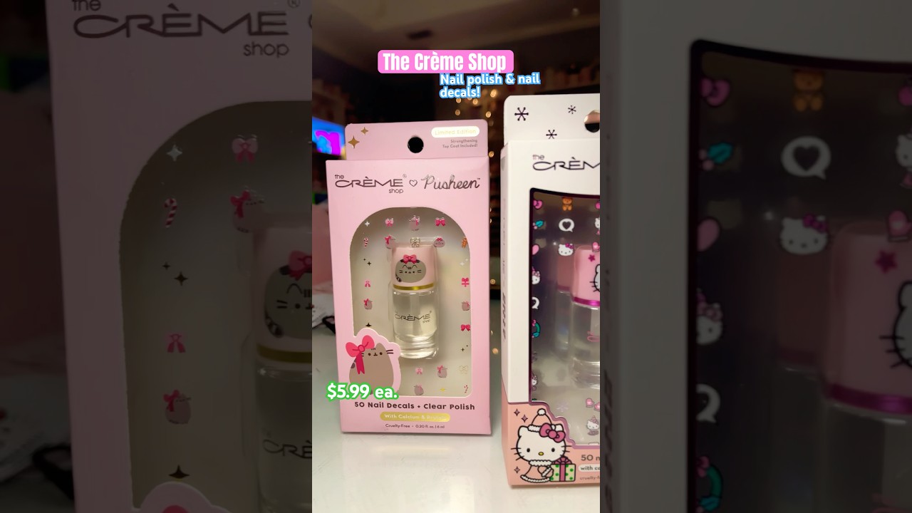 The Cr&eacute;me Shop: Polish & nail decal set! $5.99 ea. #thecremeshop #tjmaxx