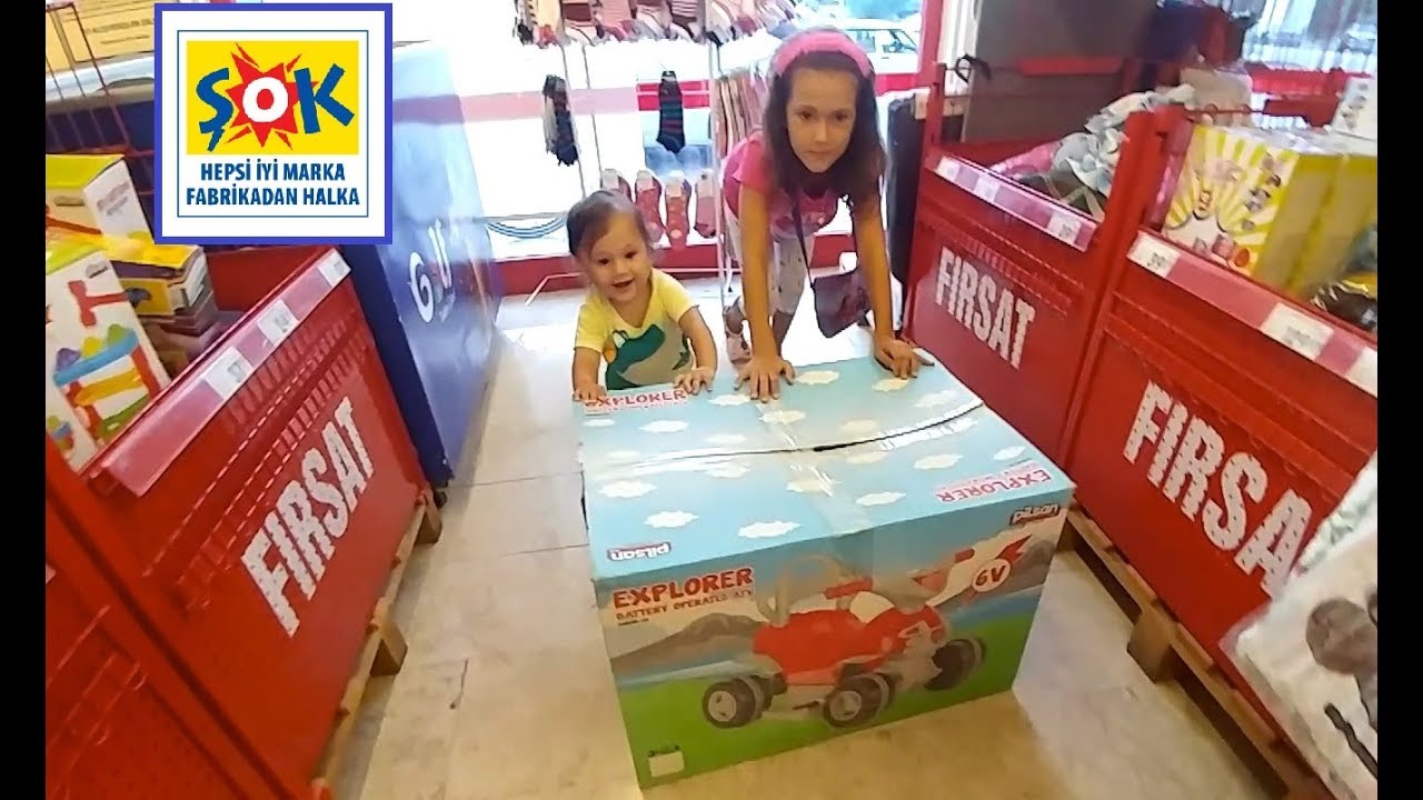 ŞOK MARKETTE BERKAY BEBEK İÇİN AKÜLÜ ATV BULDUK. EĞLENCELİ ALIŞVERİŞ VLOG VİDEOSU