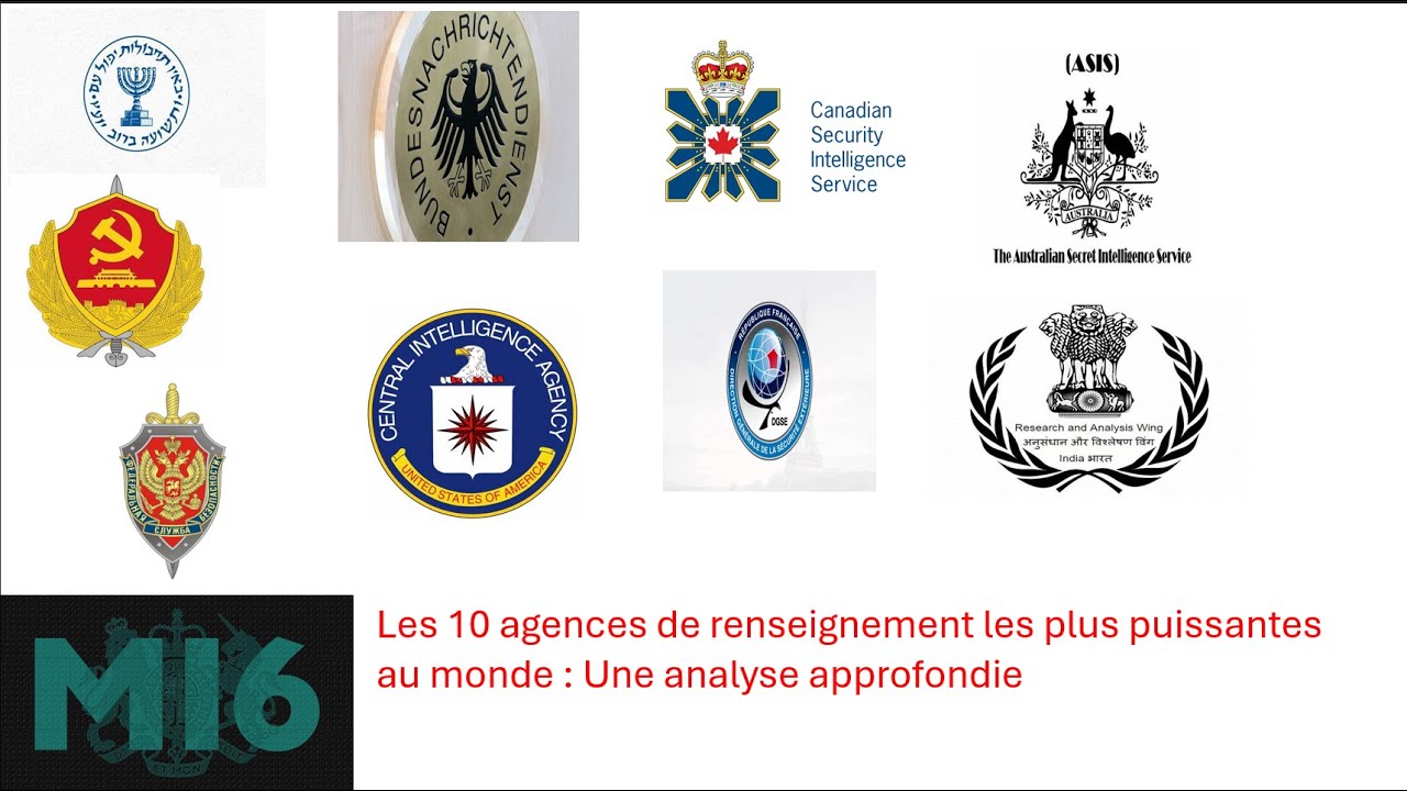 Les 10 agences de renseignement les plus puissantes au monde  Une analyse approfondie