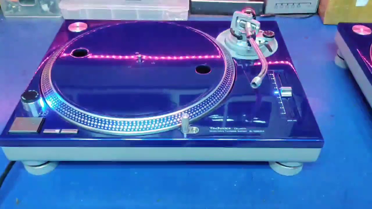 Customiza&ccedil;&atilde;o SL-1200Mk2 - Azul BMW