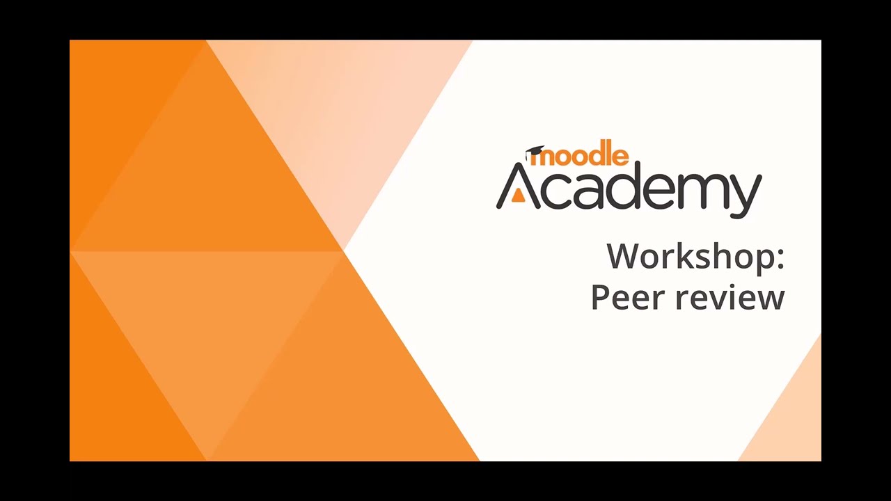 Workshop activity in Moodle