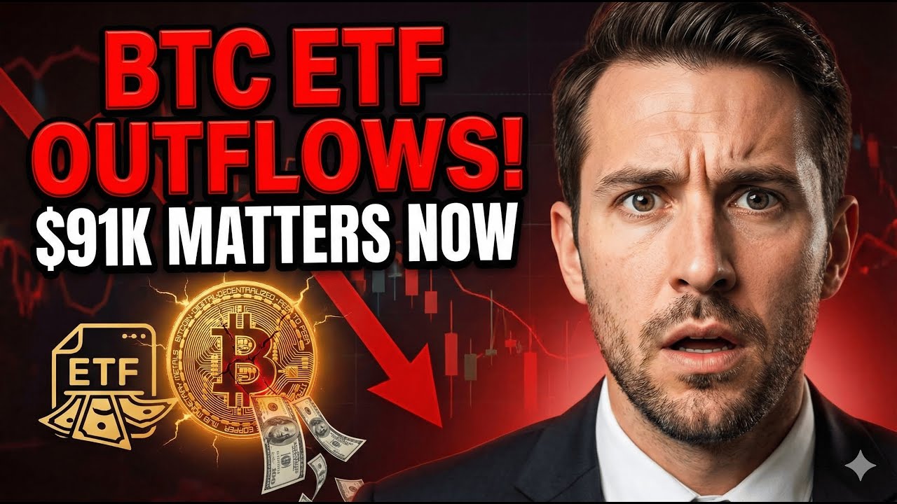 Bitcoin ETF Outflows Explained | Why $91K Matters Now