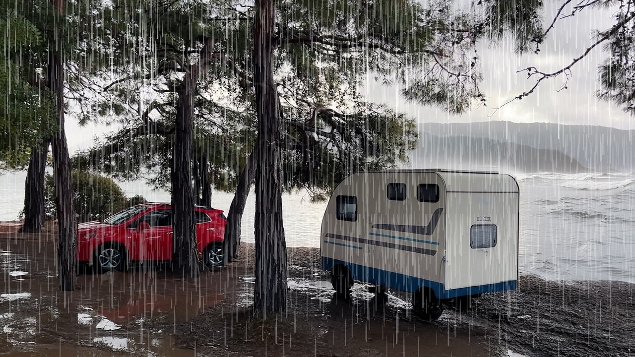 SAĞANAK YAĞMURDA ZORLU KAMP - Karavanda elektriğin önemi - MUĞLA KAMP