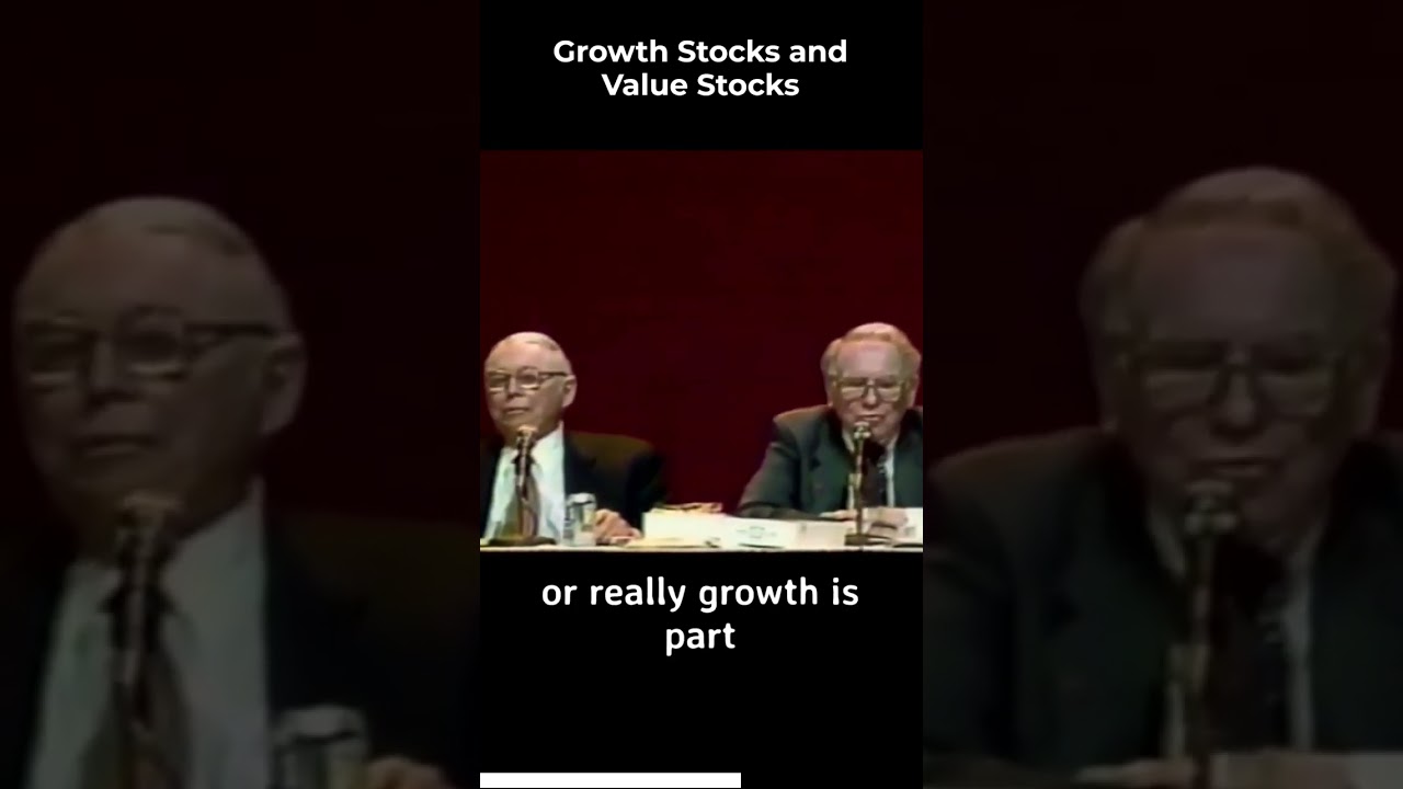 Warren Buffett: Growth VS Value Stocks