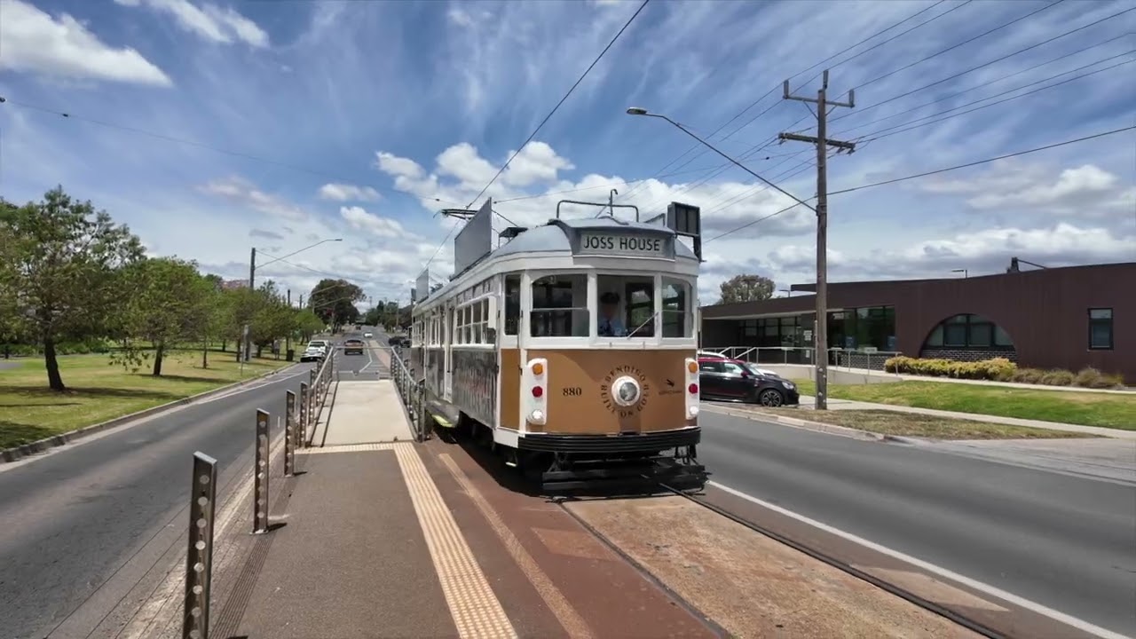 Trams in action @ Bendigo Tramways December 2025