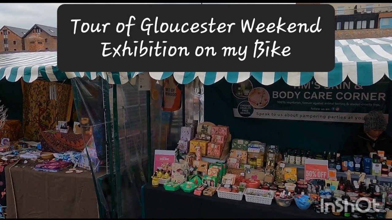 Gloucester , England 🇬🇧 Weekend Exhibition tour on my Bike with GoPro 9