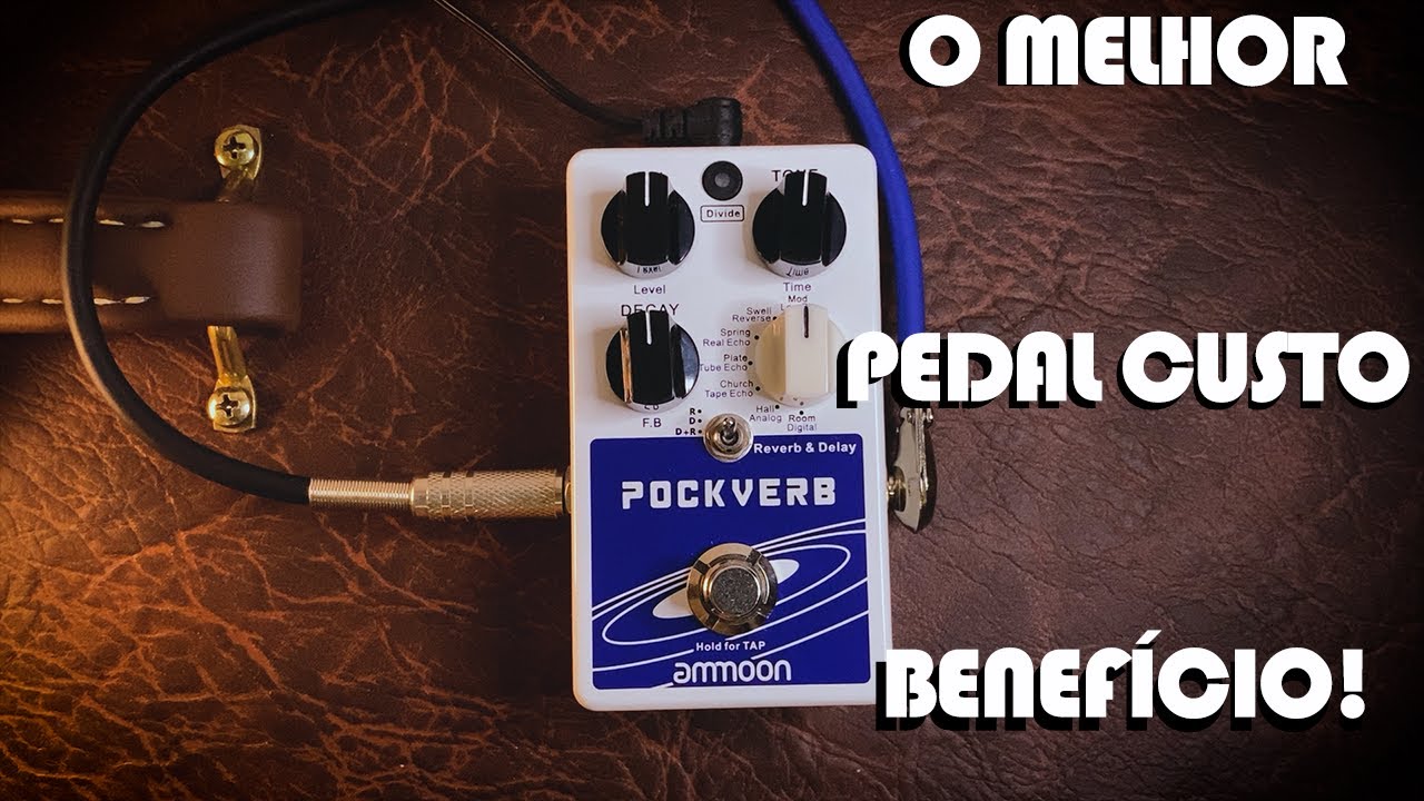 Melhor pedal de Delay e Reverb custo benefício! - Review Ammoon Pockeverb
