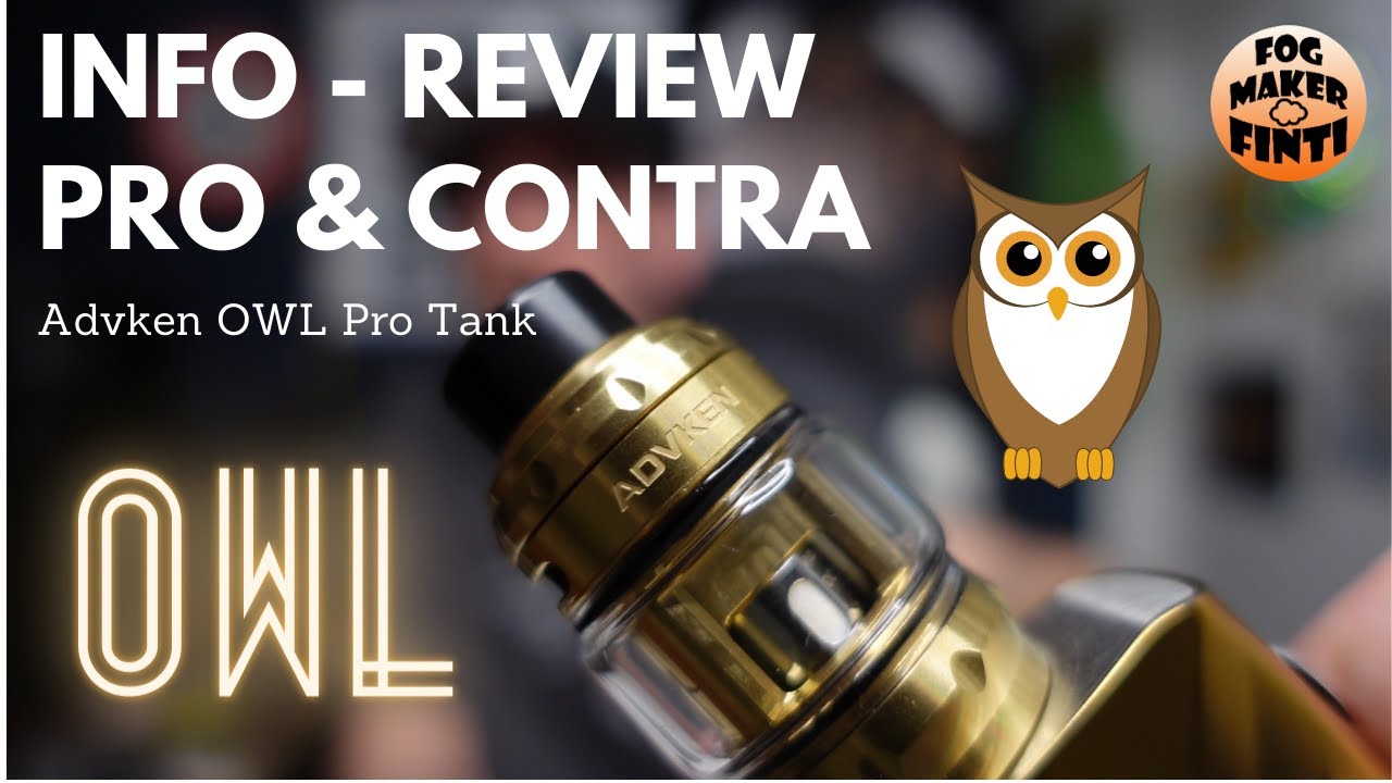 Advken OWL Pro Tank | Sub Ohm Fertigcoil Verdampfer | Info Review E Zigarette