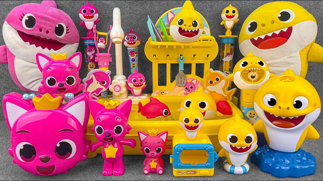 63 Minutes BABY SHARK Collection Unboxing - Satisfying Unboxing (ASMR)