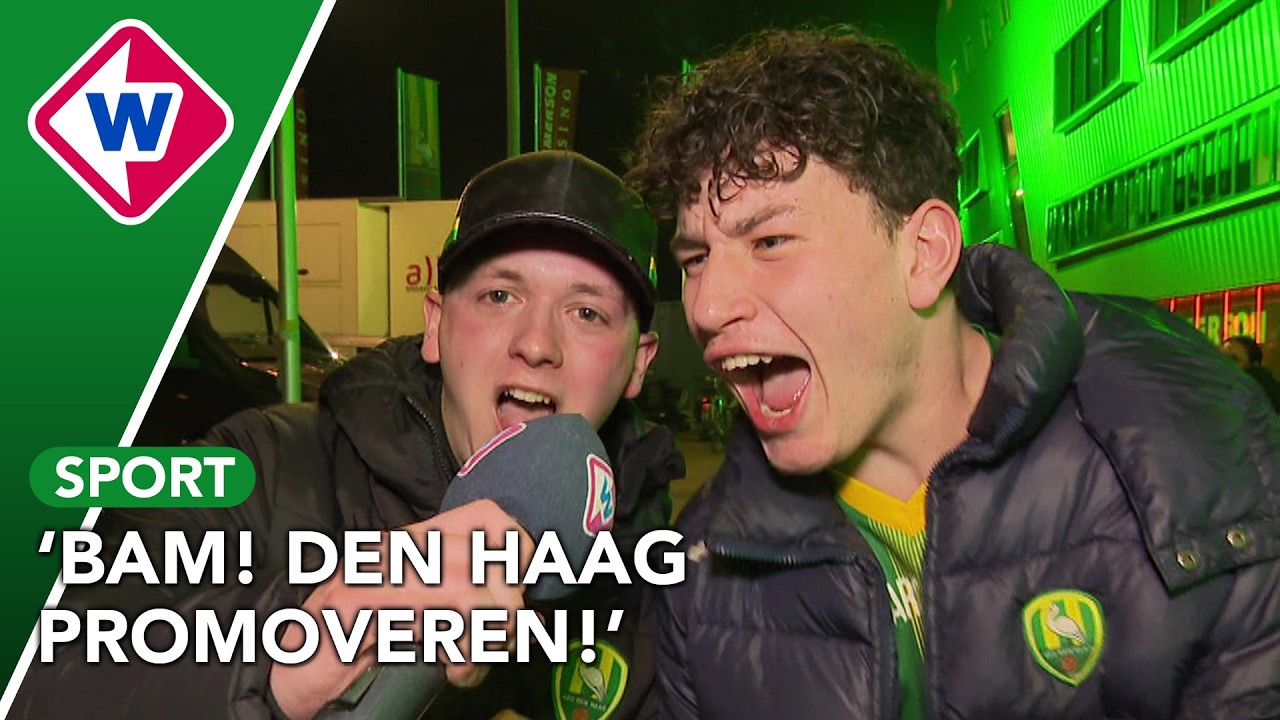 ADO Den Haag terug in Eredivisie, feest barst los