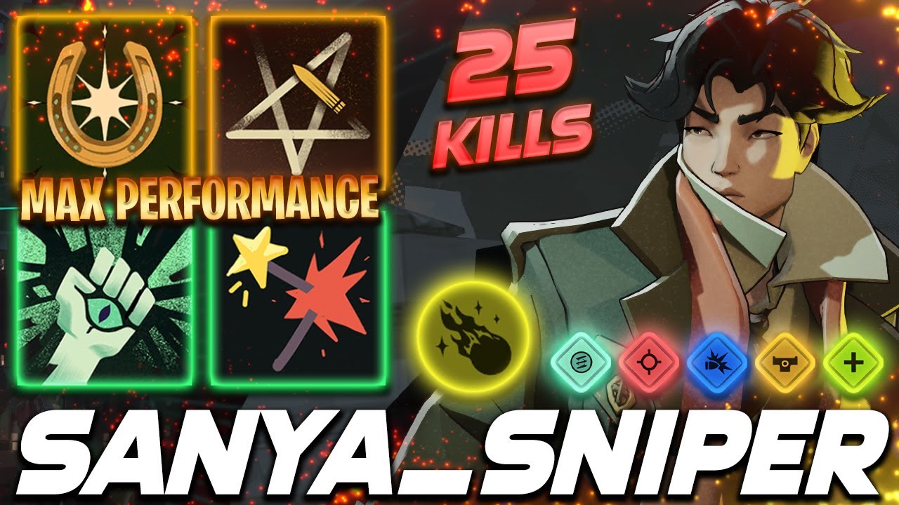 Sanya_Sniper Pocket 25 KILLS MAX PERFORMANCE - Deadlock Pro Gameplay & Guides [Watch & Learn]