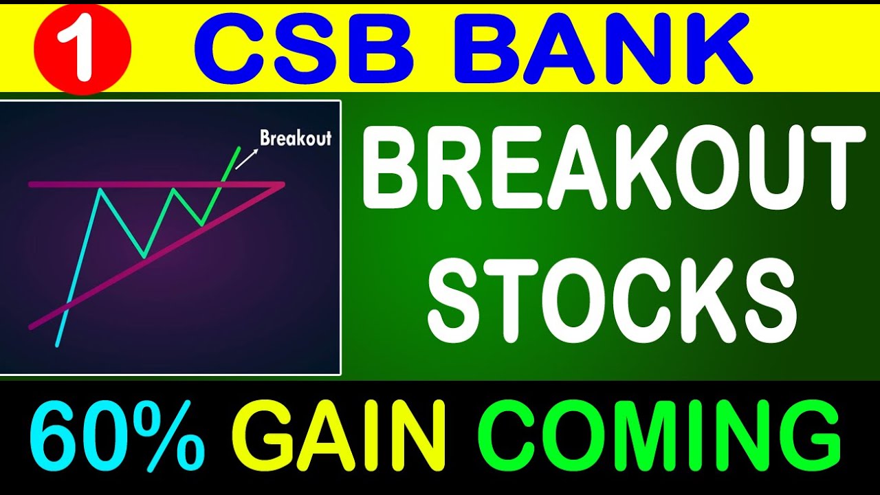 BEST BANK FOR NEXT HDFC BANK | BEST SWING TRADING STOCK | CSB BANK #stockmarket