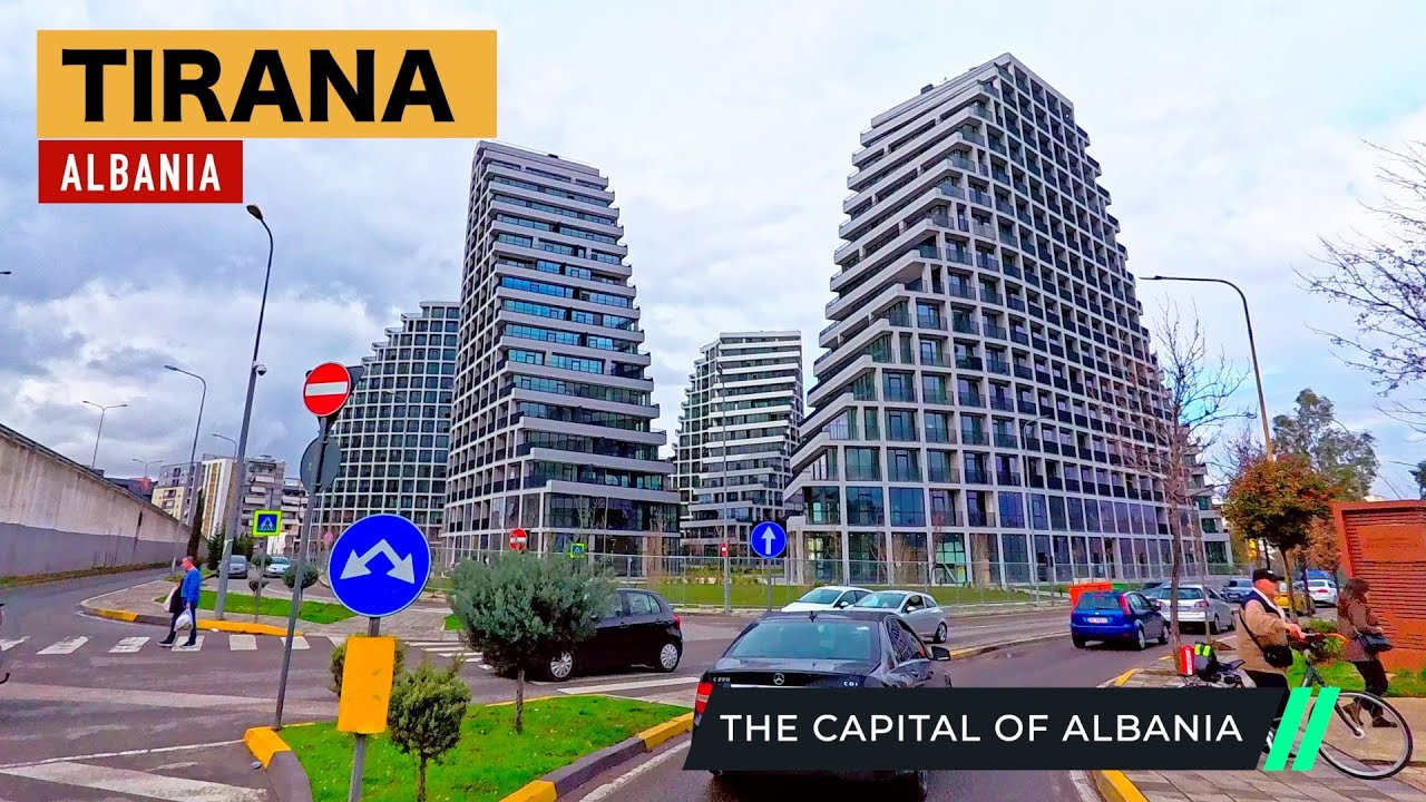 TIRANA, ALBANIA 🇦🇱 DRIVING IN TIRANA, THE CAPITAL AND LARGEST CITY OF ALBANIA [4K UHD]