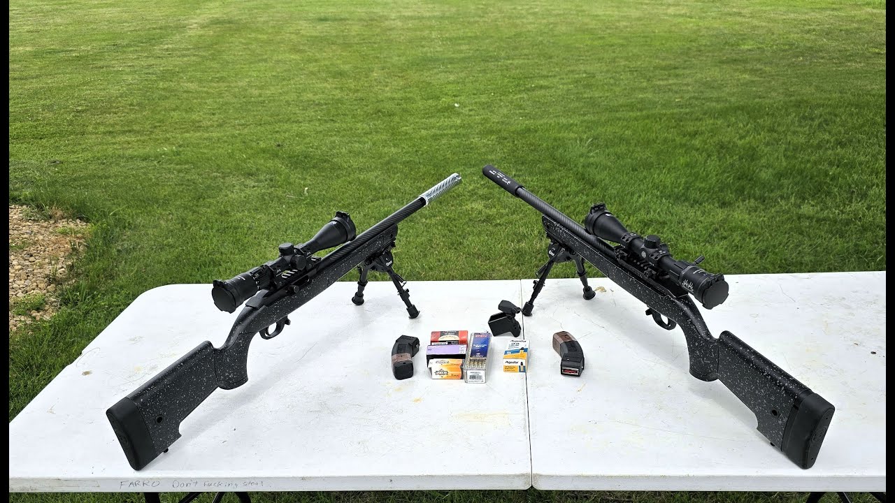 AnEcHoiC vs.B&T Tiger rimfire suppressor review (Bergara BXR Carbon fiber)