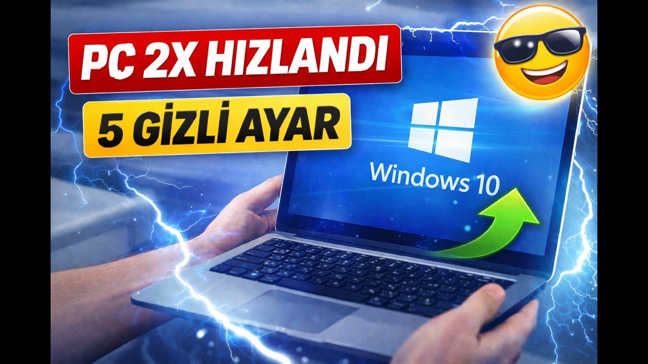 Windows 10 Hızlandırma 5 Ayarla 2 Kat Hızlandır! (2026 Güncel) 🚀