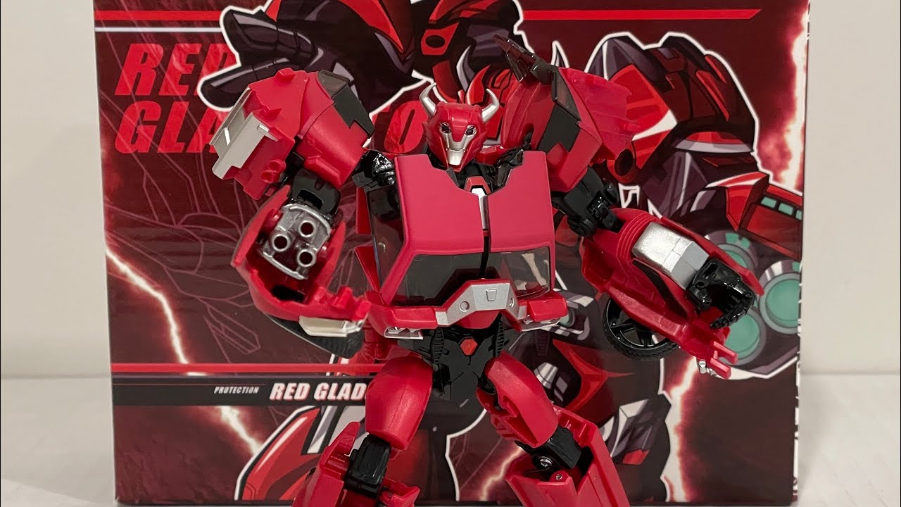 APC Toys Red Gladiator (Transformers Prime Cliffjumper) Review