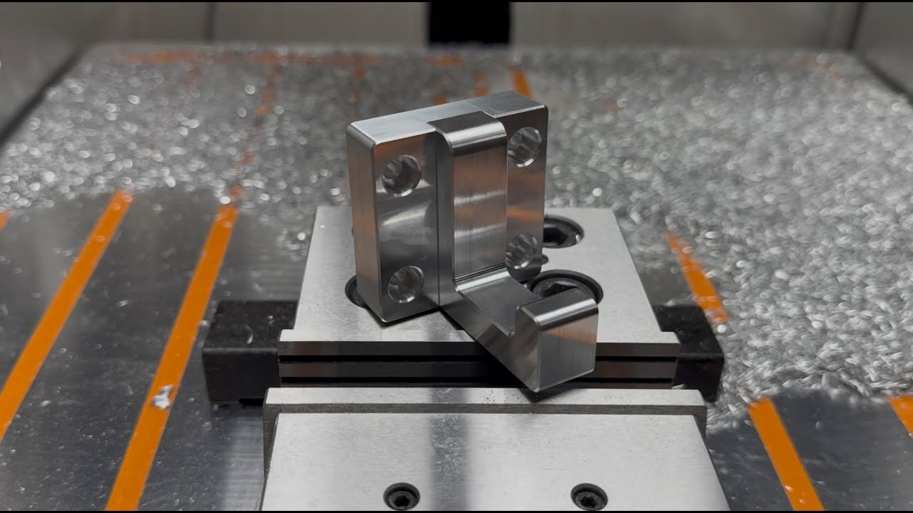 CNC milling two piece hook on Sorotec CompactLine 0405