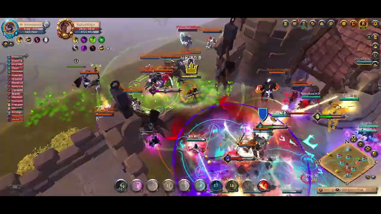 F4F Ally Mix vs krozakorv | Hoj Caller POV | Albion Online zvz