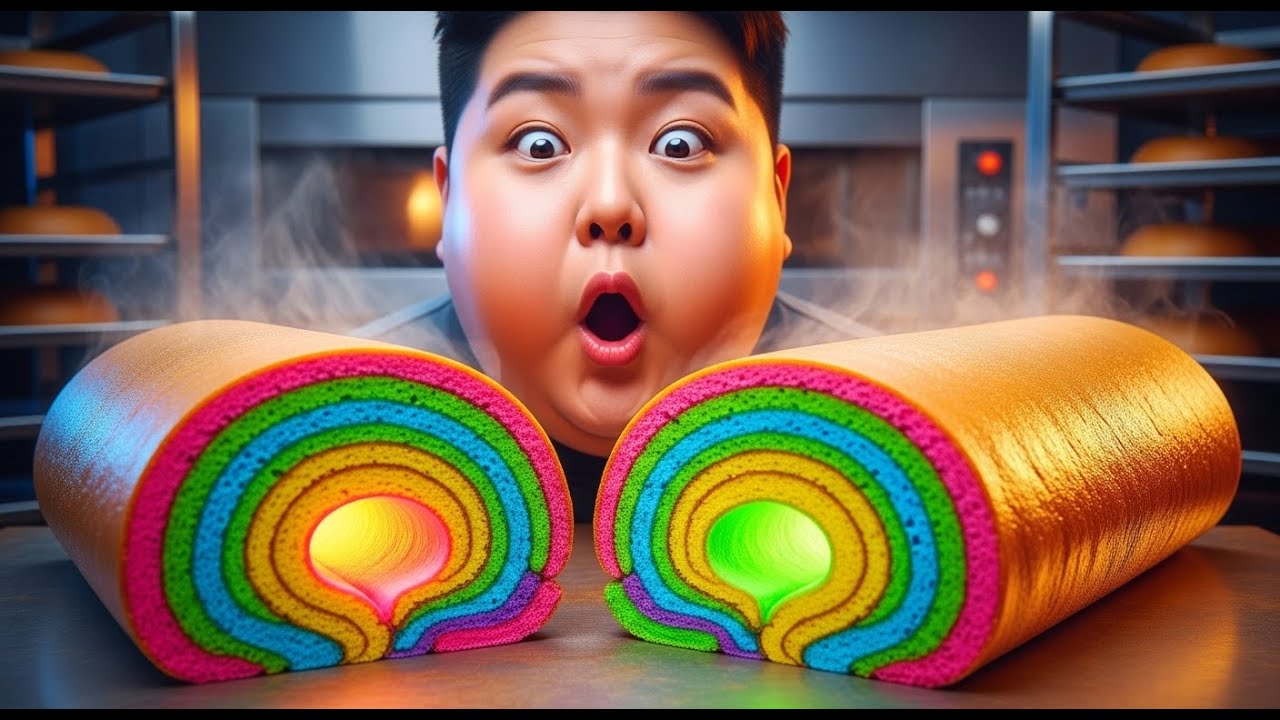 23 Layers of Perfection! Roll Cake & Baumkuchen Baking Process  Korean Bakery