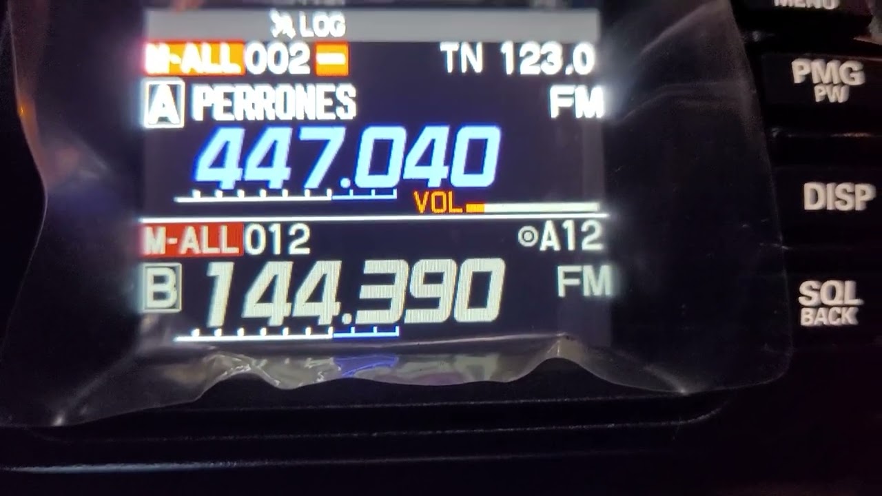 yaesu ftm200 configuración  del APRS y memorias