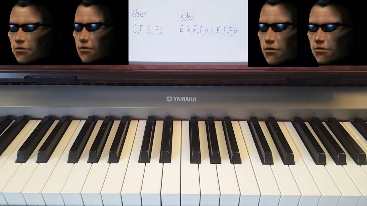 Oh Yeah Yeah Song. Piano Tutorial. Easy.