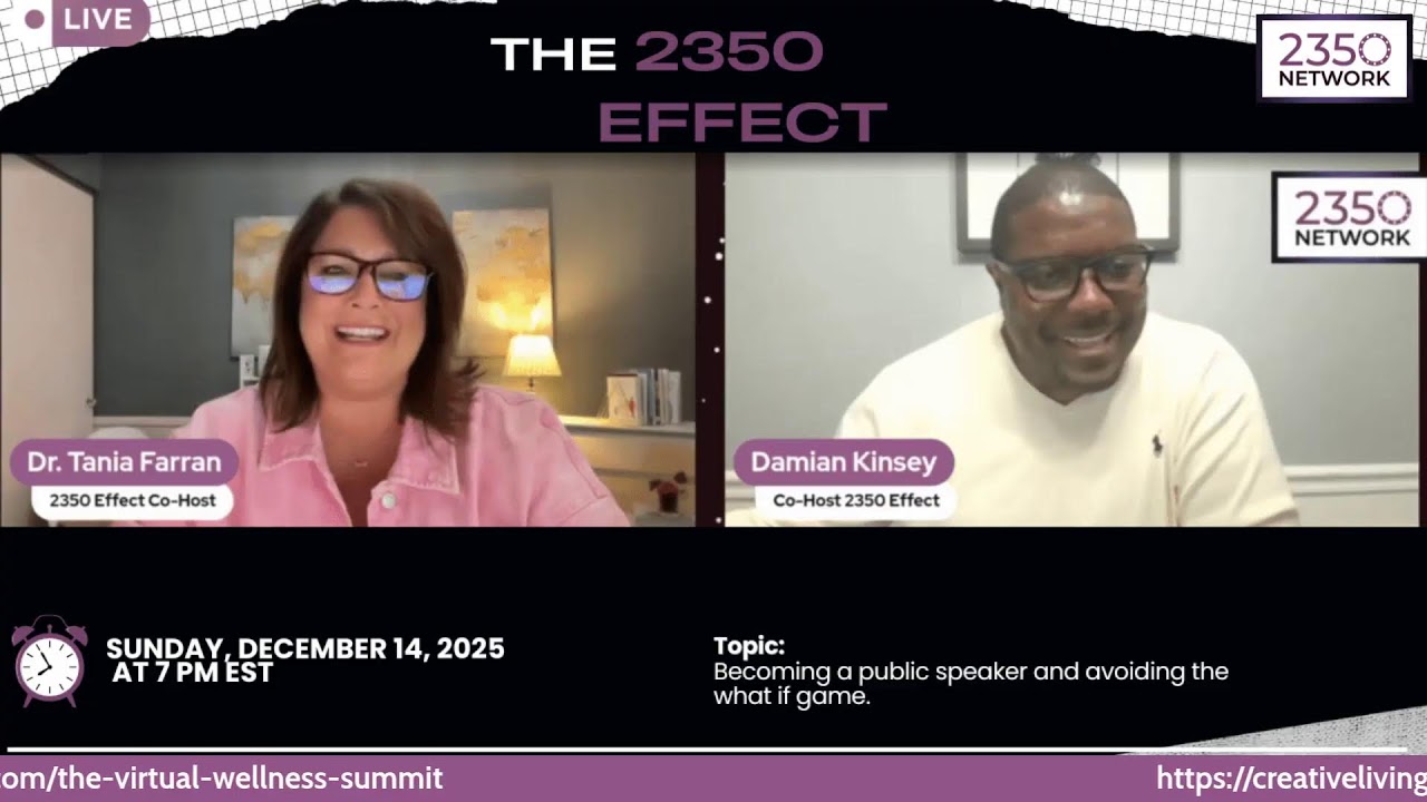 The 2350 Effect: Becoming a Public Speaker and Avoiding the W'hat if