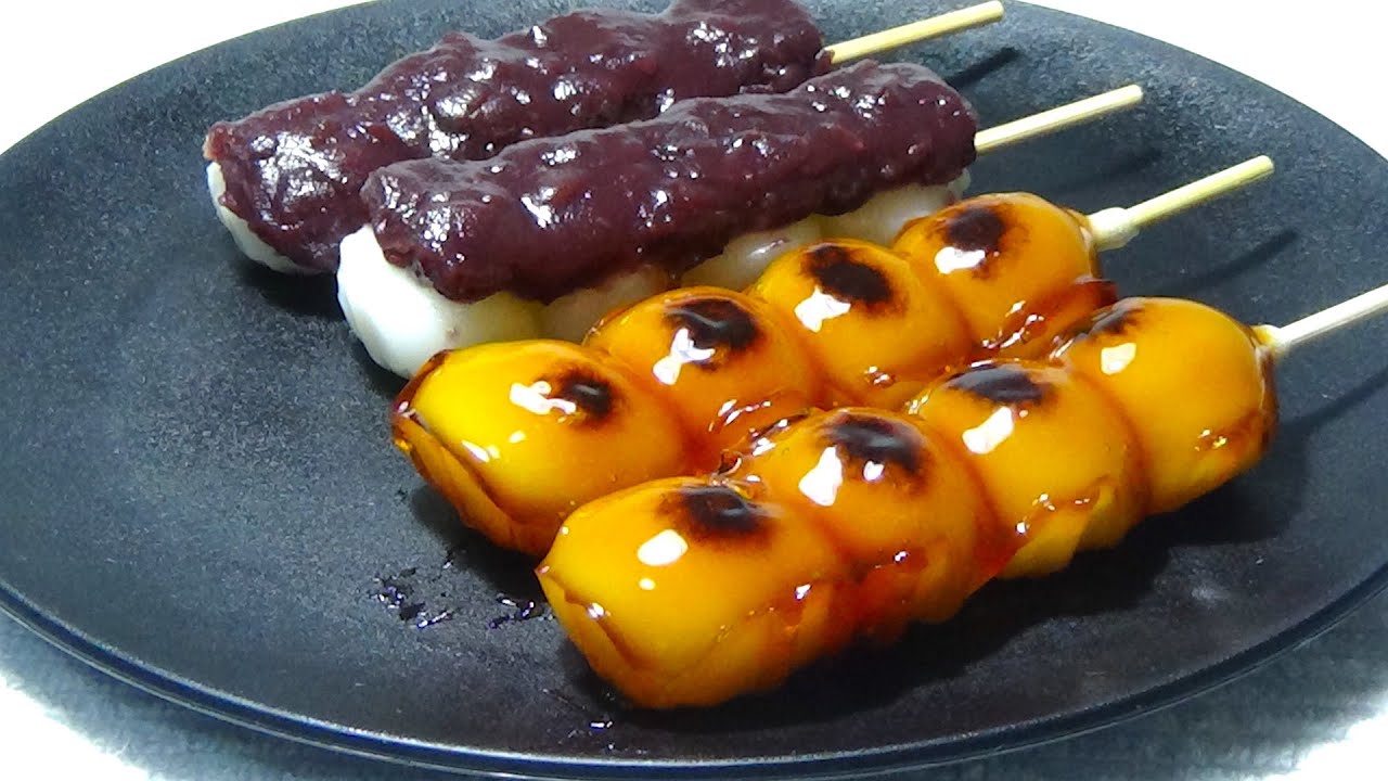 スーパーで売ってるうまい『串だんご』　みたらしとつぶあん
