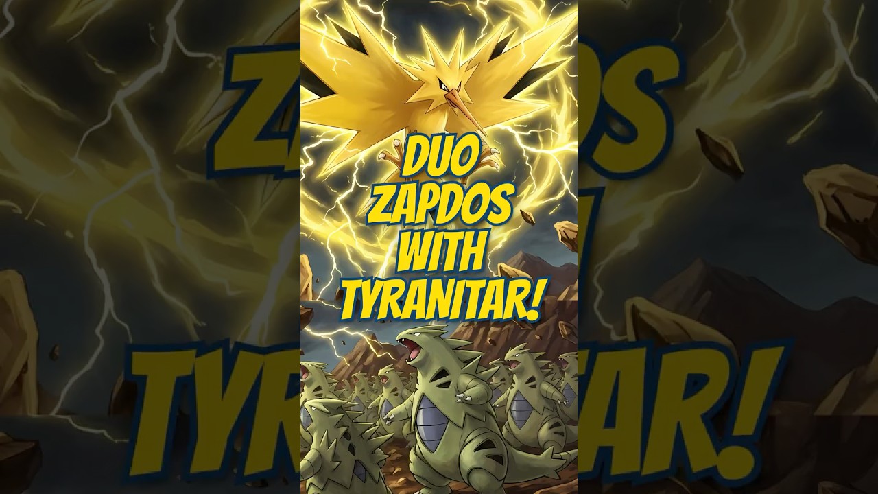 DUO! Zapdos CRASHED by Tyranitar Troops! #pokemongo #zapdos