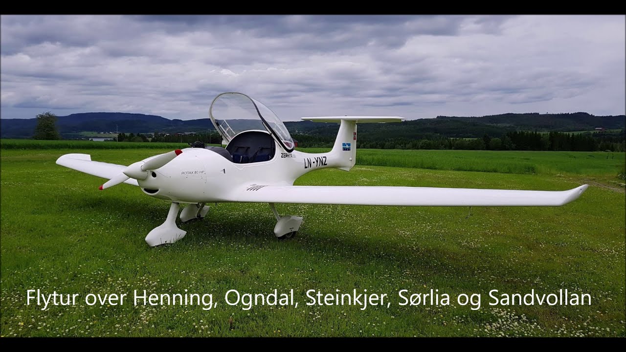 Flytur over Steinker med Team Zephyr ✈️