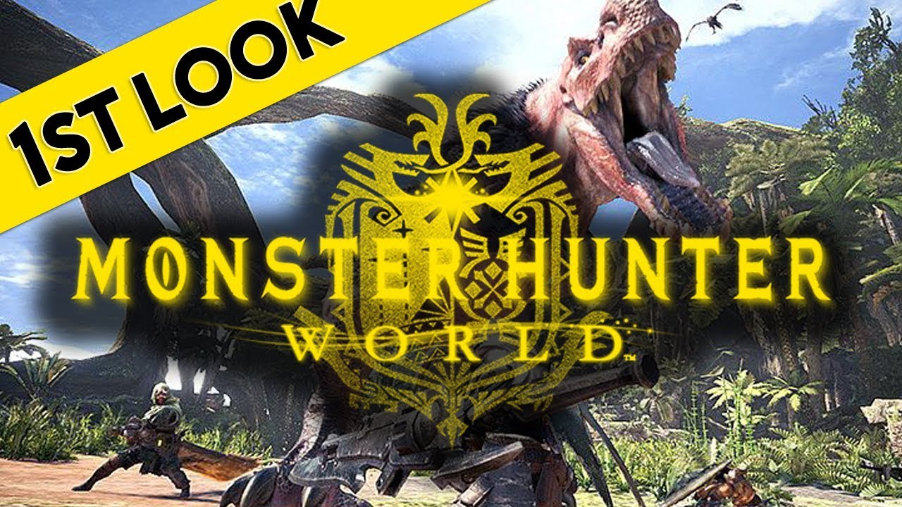Monster Hunter World - First Look At (PS4 PRO GAMEPLAY)