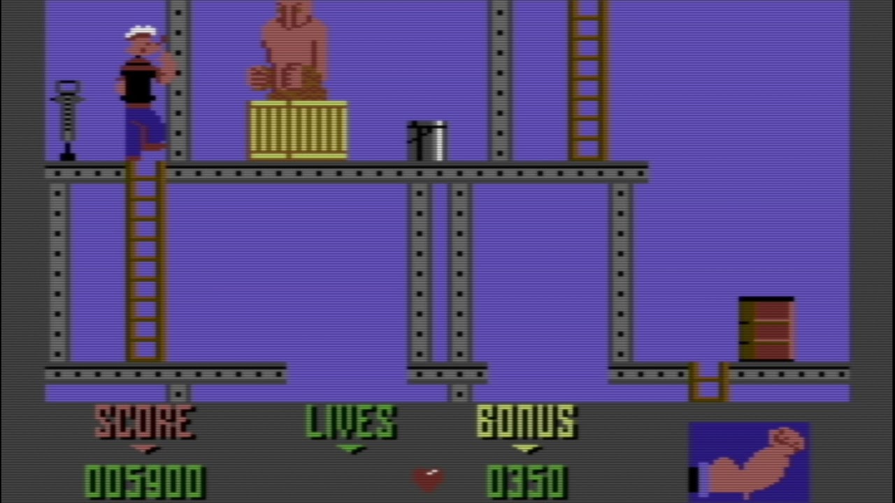 Worst Ever Games: Popeye II for the C64