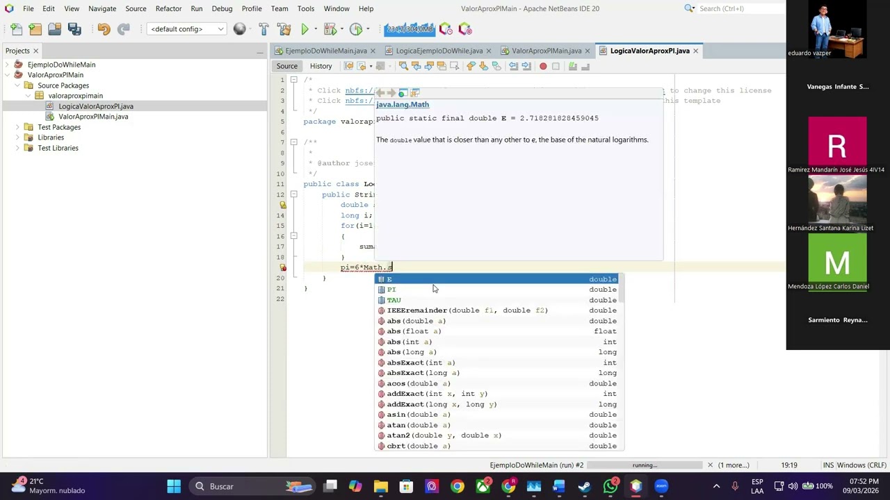 Ejemplo PI Repetitivo for java POO PM 26 2