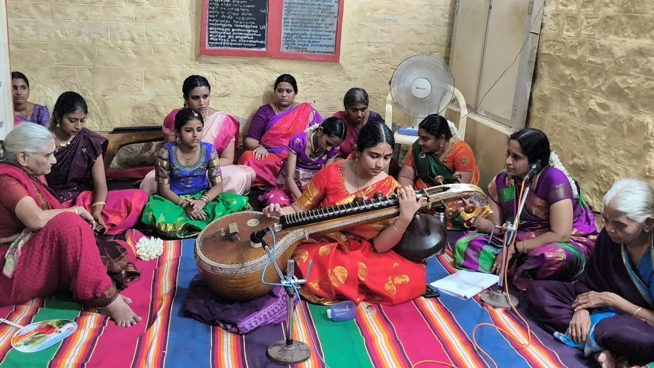 Kum. Vaidehi Rangan -Veena -Kolahalan -Nikunjothsavam -Paranur Brahmotsavam 2025 #srihariji