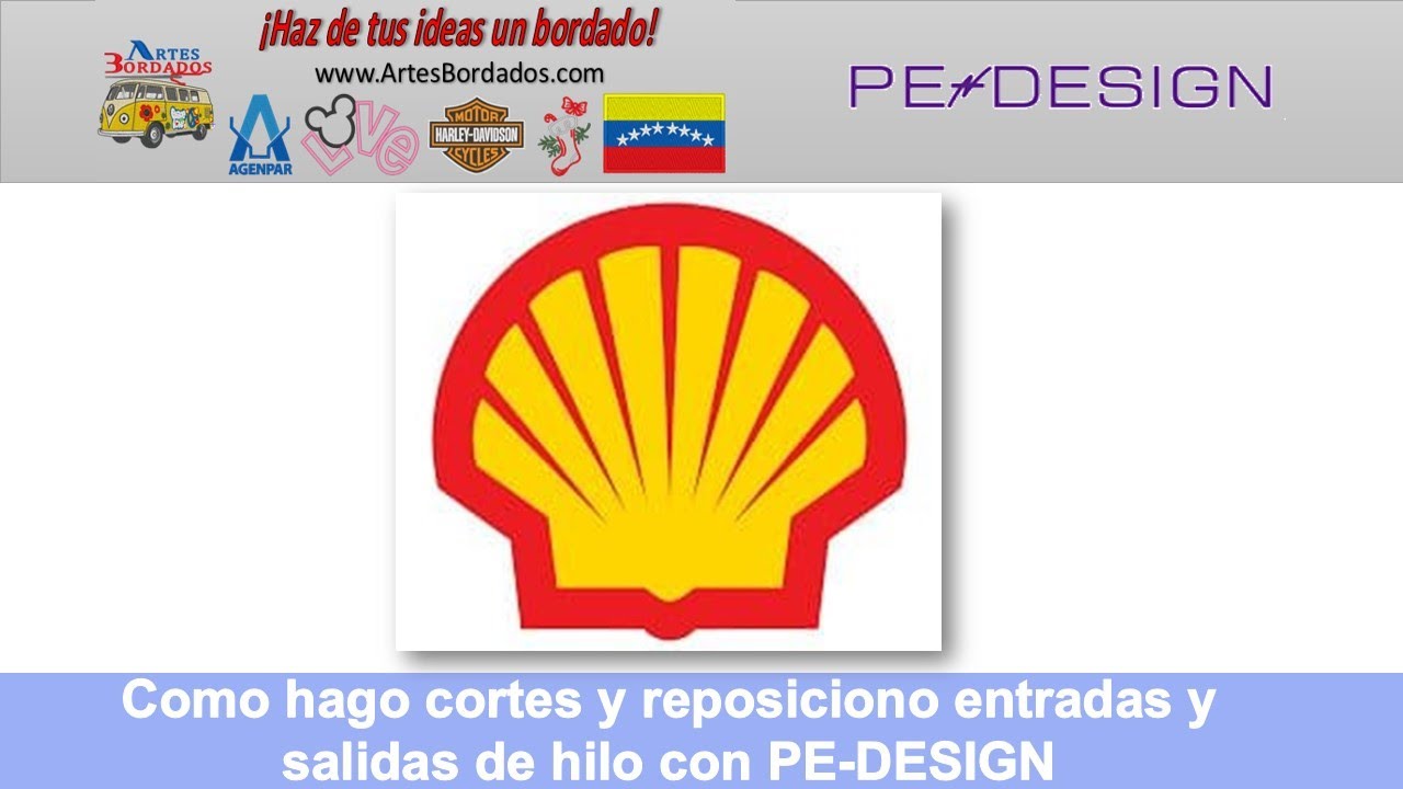 Como hago cortes y reposiciono entradas y salidas de hilo con PE-DESIGN