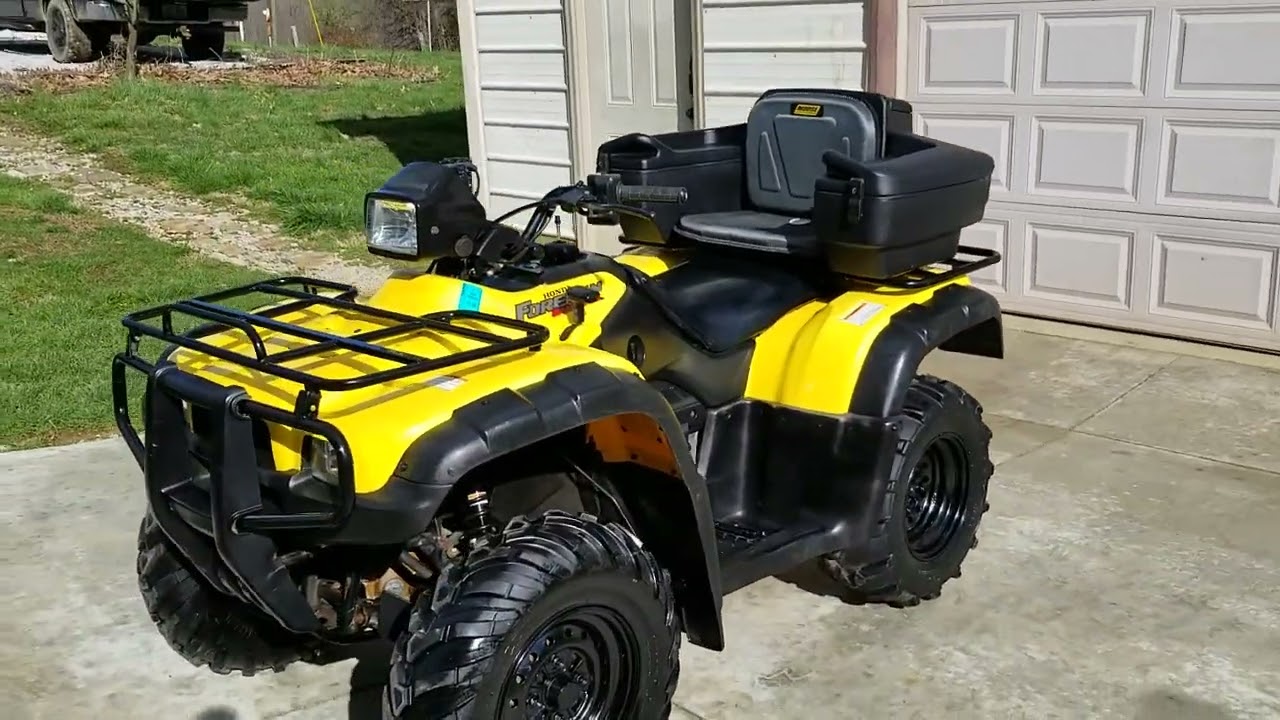 2003 Honda Foreman Rubicon 500, walk-around and cold start