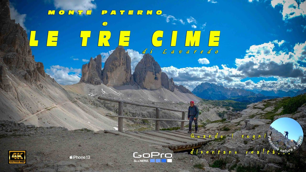 LE TRE CIME DI LAVAREDO e MONTE PATERNO lungo la ferrata INNERKOFLER - Un sogno sulle Dolomiti!