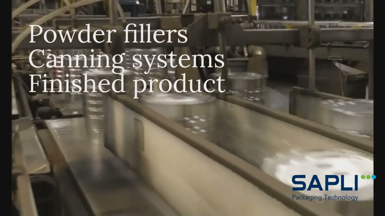 Canning lines - Baby milk powder filling - Modified atmosphere packaging
