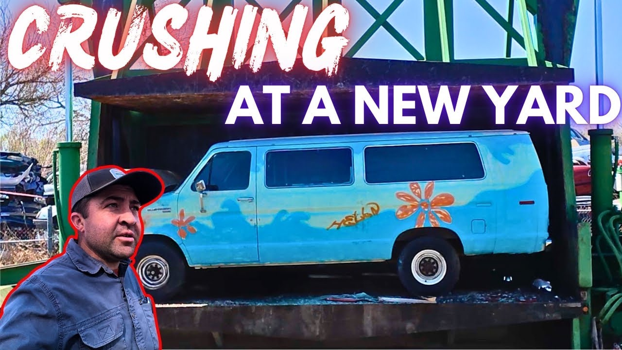 We Moved the CAR CRUSHER to a New Yard! Time to Make Some PANCAKES!