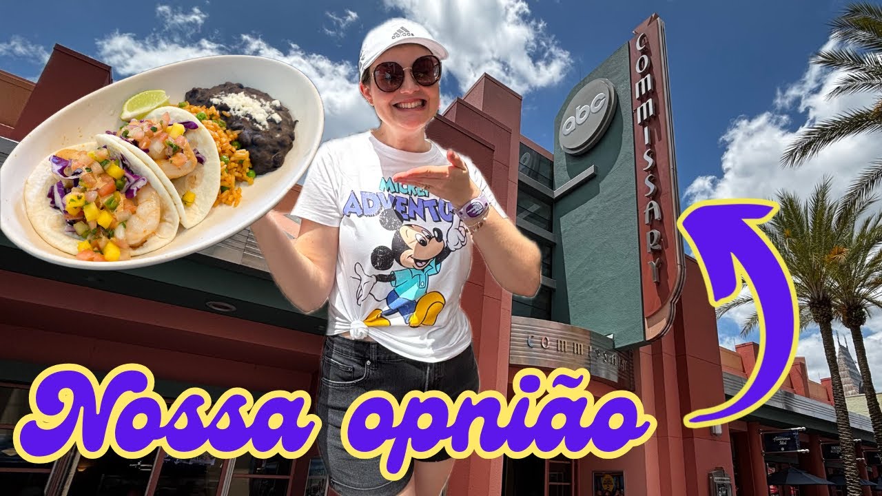 COMIDA BOA E BARATA NA DISNEY? TESTAMOS O ABC COMMISSARY! HOLLYWOOD STUDIOS