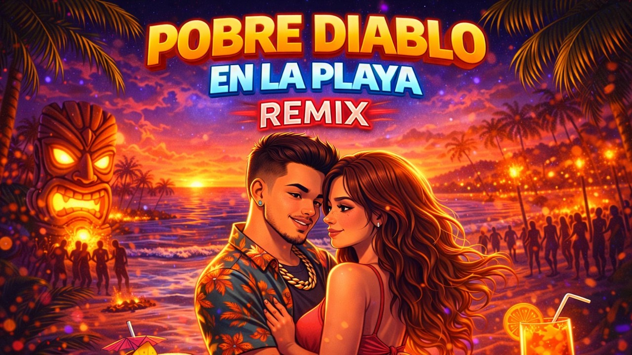 Pobre Diablo en la Playa REMIX — Reggaetón Trap de Verano | Canción Urbana Sensual 2026