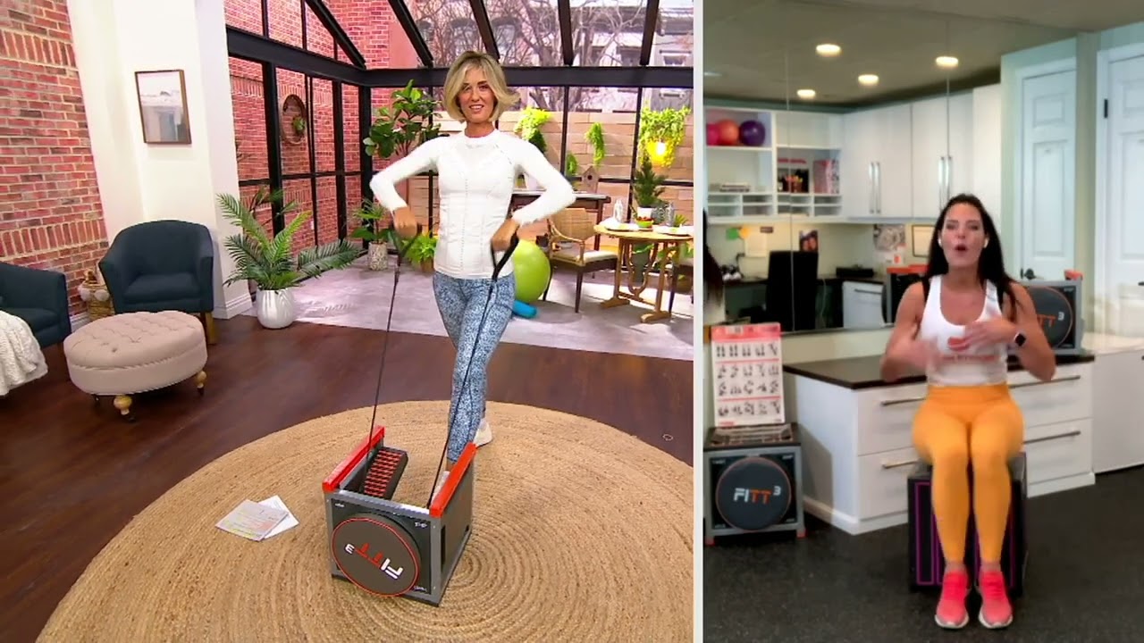FITT CUBE Compact Multi-Gym with 2 Cords & 3 Bands on QVC